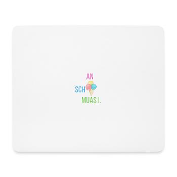 An scheiß muas i - Statement - Mousepad (Querformat) - Weiß - Vorne