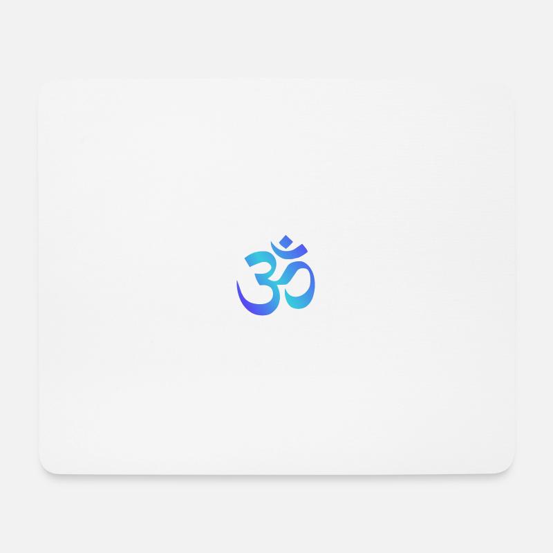 OM - Mousepad (Querformat) - Weiß