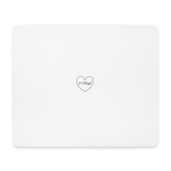 I love Texel - little heart - Mouse Pad (horizontal) - white - Front