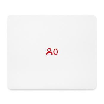 TwitchZeroViewers - Mousepad (Querformat) - Weiß - Vorne