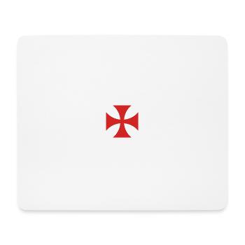 Templar Cross - Mouse Pad (horizontal) - white - Front