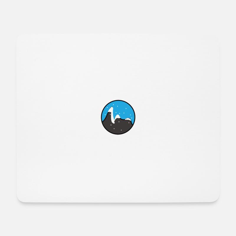 Mountains - Mouse Pad (horizontal) - white