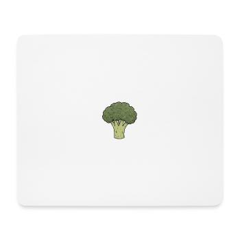 PETITS ACTIVISTES | Brocoli - Tapis de souris (format paysage) - blanc - Devant