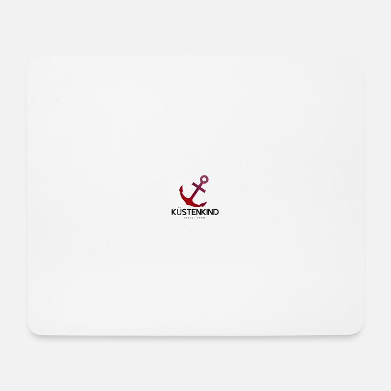ANCRE D’ENFANT CÔTIÈRE - Tapis de souris (format paysage) - blanc