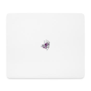 Sport GRS avec ruban - Tapis de souris (format paysage) - blanc - Devant