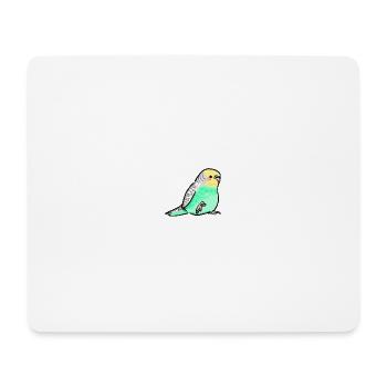 mignon budghi - Tapis de souris (format paysage) - blanc - Devant