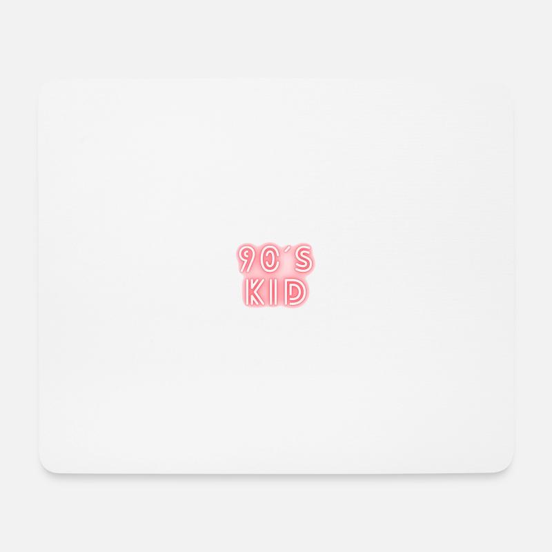 90 Kid - Mousepad (Querformat) - Weiß
