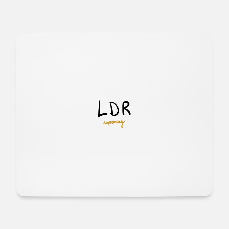 LDR supremacy - Mousepad (Querformat) - Weiß