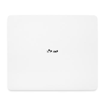 hip hop - Mousepad (Querformat) - Weiß - Vorne