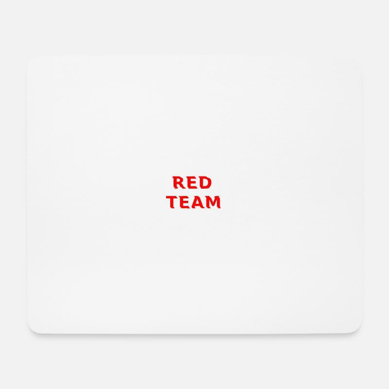 Red Team - Mousepad (Querformat) - Weiß