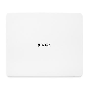 Freelancer avec Heart Design - Tapis de souris (format paysage) - blanc - Devant