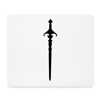 Épée de cérémonies fantastiques - Tapis de souris (format paysage) - blanc - Devant
