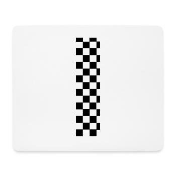 Checkerboard pattern - Mouse Pad (horizontal) - white - Front