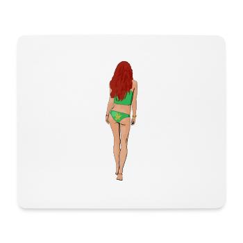 Sexy Girl - Mousepad (Querformat) - Weiß - Vorne