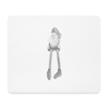 weihnachts Rumpelmännchen - Mousepad (Querformat) - Weiß - Vorne
