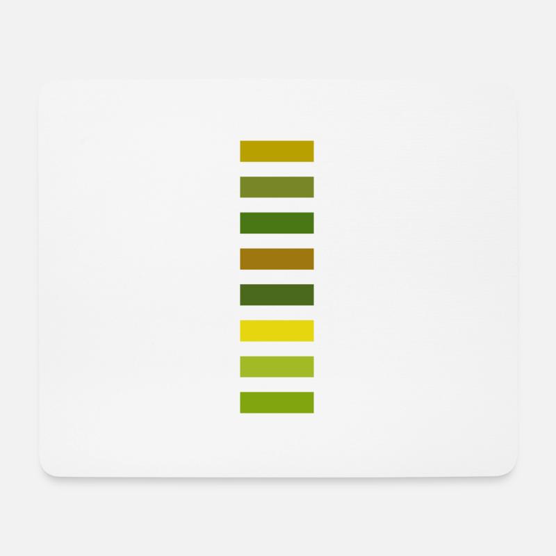 Grüntöne - Mousepad (Querformat) - Weiß