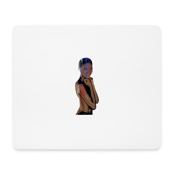 Haiti Haitian Flagge Frau Prinzessin I Geschenk - Mousepad (Querformat) - Weiß - Vorne
