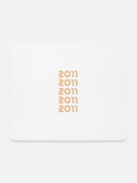 2011 - Mousepad (Querformat) - Weiß