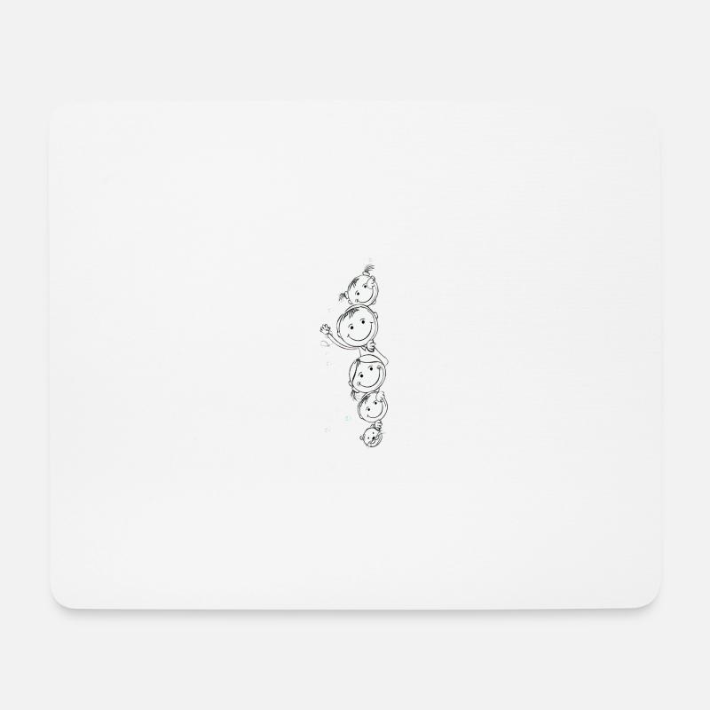 Familie - Mousepad (Querformat) - Weiß
