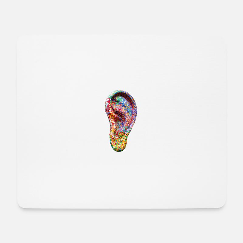 ear - Mouse Pad (horizontal) - white