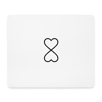 KEIKO Heart Infiniti colorful sister Sister Love - Mouse Pad (horizontal) - white - Front