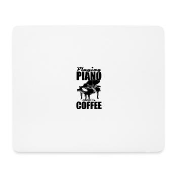 Piano Music Instrument - Mouse Pad (horizontal) - white - Front