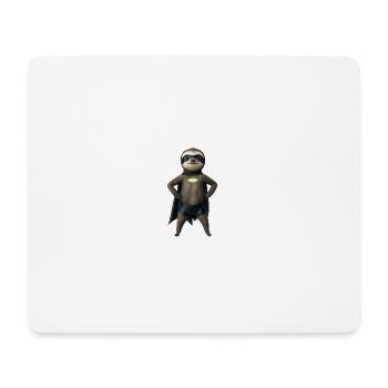 Lazy Superhero - Mousepad (Querformat) - Weiß - Vorne