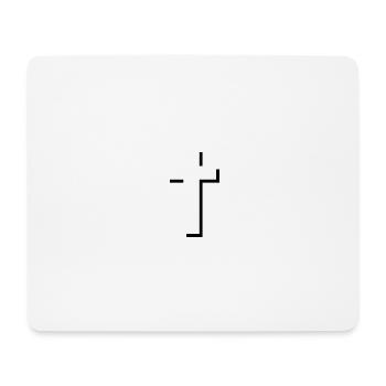 Cross Domains - Mousepad (Querformat) - Weiß - Vorne