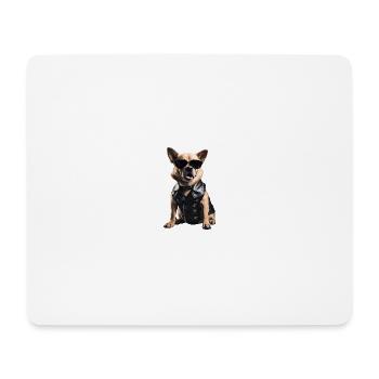 Cool Dog - Mouse Pad (horizontal) - white - Front
