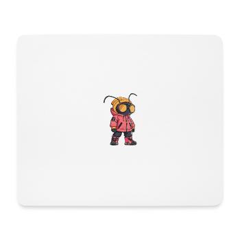 Fourmi d’hiver - Tapis de souris (format paysage) - blanc - Devant
