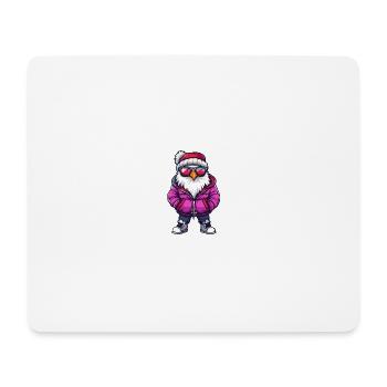 Eagle Winter Comic - Mouse Pad (horizontal) - white - Front