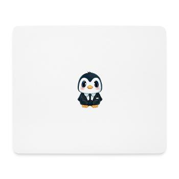 Cute Penguin - Mouse Pad (horizontal) - white - Front