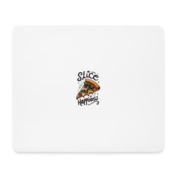 Slice of Happiness - Mousepad (Querformat) - Weiß - Vorne