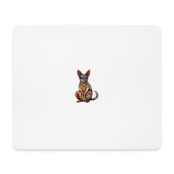 Australie - Kangourou nain - Tapis de souris (format paysage) - blanc - Devant