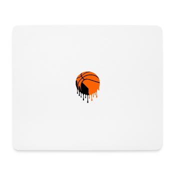 Dripping Basketball Street Art - Mouse Pad (horizontal) - white - Front