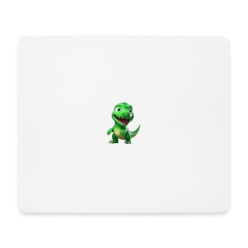Tinysaure - Tapis de souris (format paysage) - blanc - Devant