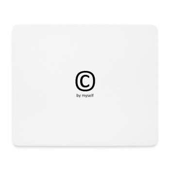 Copyright By Myself - Mouse Pad (horizontal) - white - Front