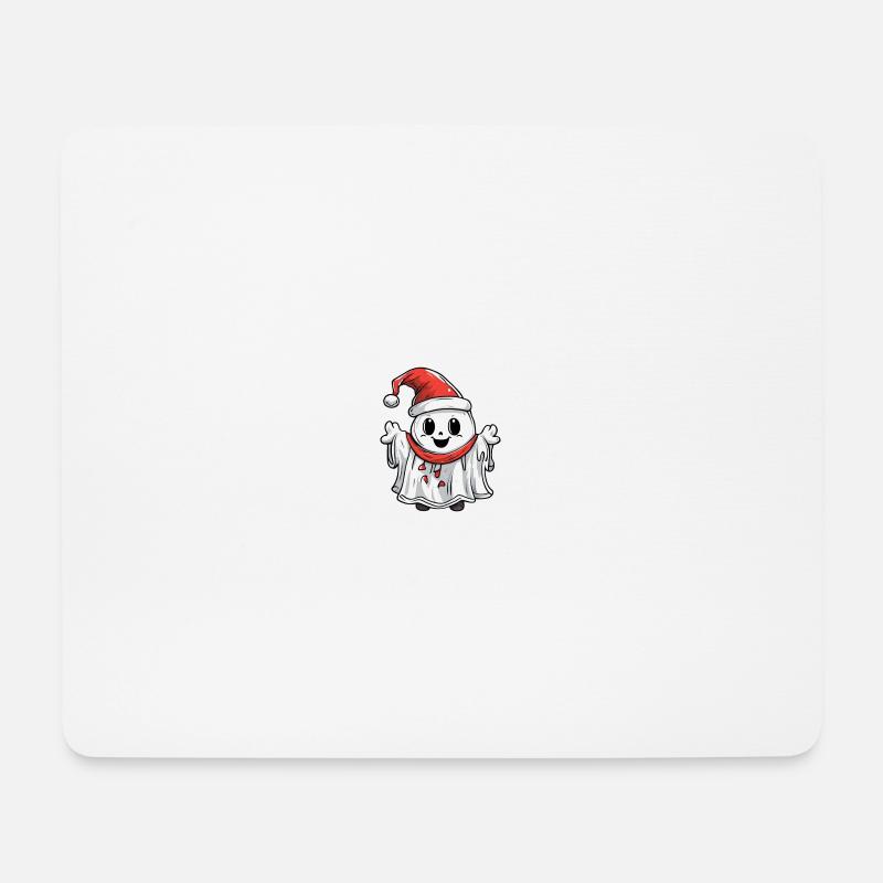 Santa Ghost, Geist Weihnachtsmann - Mousepad (Querformat) - Weiß