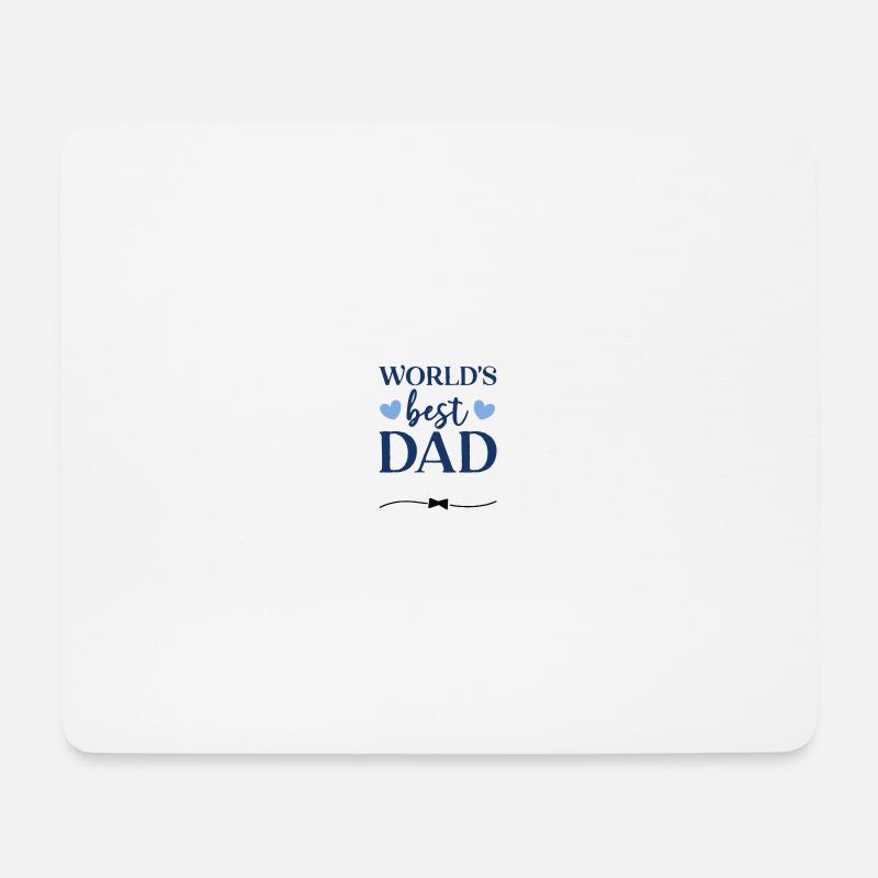Vatertag, best Dad - Mousepad (Querformat) - Weiß
