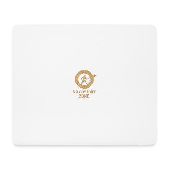 No Comfort Zone Glyph - Mouse Pad (horizontal) - white - Front