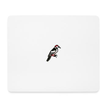 Vogel - Mousepad (Querformat) - Weiß - Vorne