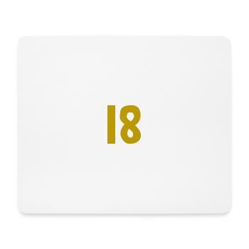 HAPPY BIRTHDAY. HAPPY BIRTHDAY. ANNIVERSARY. - Mouse Pad (horizontal) - white - Front