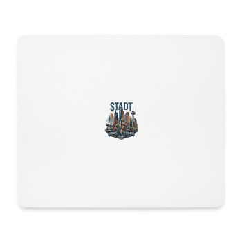 Stadt Dynamik: Kultur & Licht - Mousepad (Querformat) - Weiß - Vorne