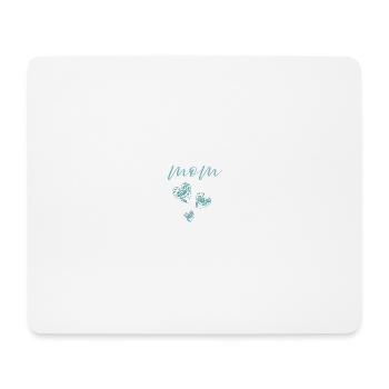 Mom Hearts Cute Love Gift Shirt - Mouse Pad (horizontal) - white - Front
