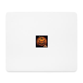 Joyeuse citrouille d’Halloween - Tapis de souris (format paysage) - blanc - Devant