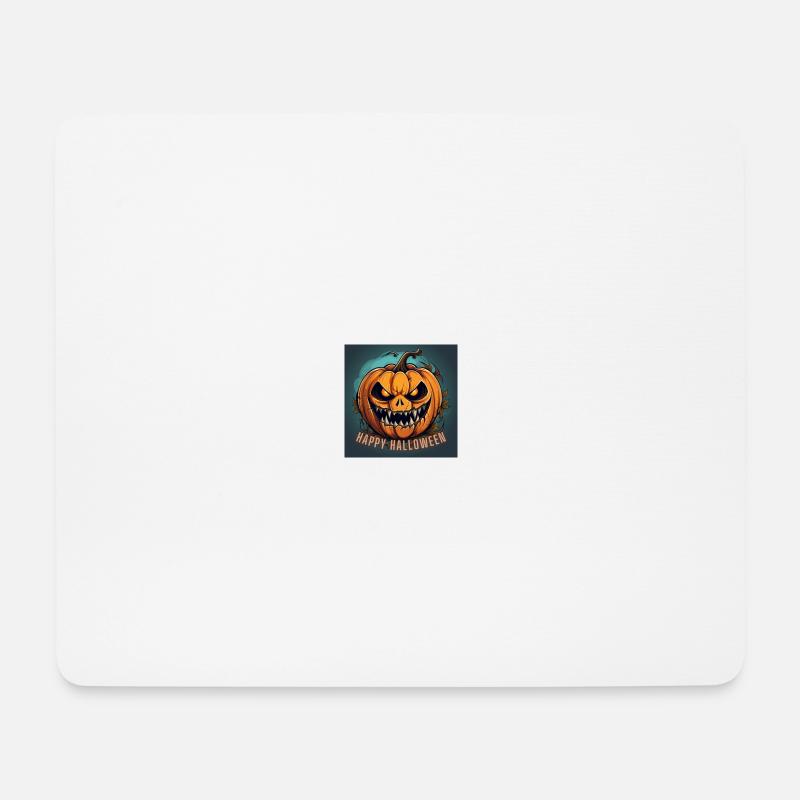 Happy Halloween Scary Pumpkin - Mouse Pad (horizontal) - white