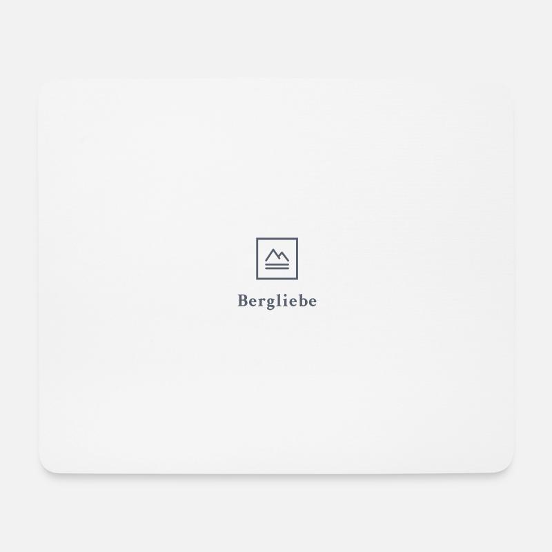 Berge - Mousepad (Querformat) - Weiß