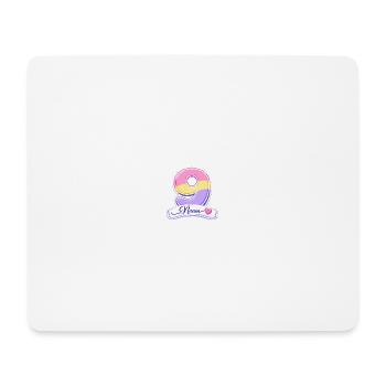 Birthday 9 Pastel customizable - Mouse Pad (horizontal) - white - Front
