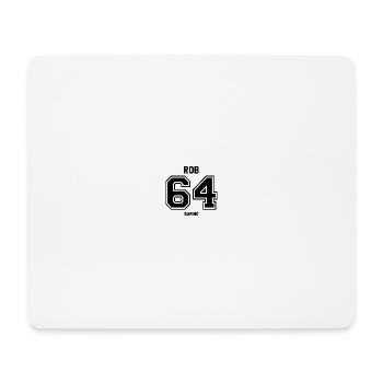 Rob64 Gaming Fan Shirt American Football style - Mousepad (Querformat) - Weiß - Vorne