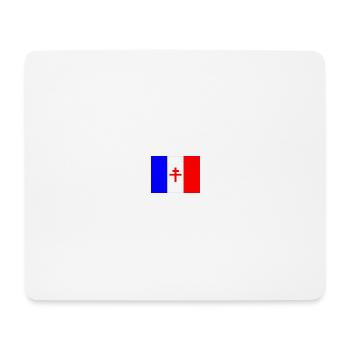 France Libre - Tapis de souris (format paysage) - blanc - Devant